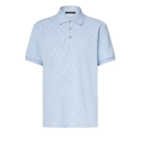 Lv Monogram Terry Polo T-Shirt